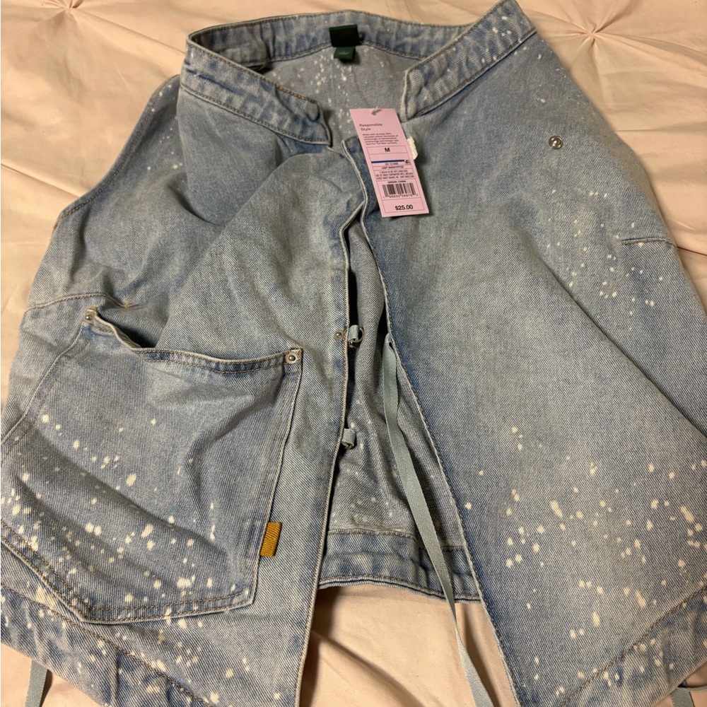 Light Wash Women's Jeans vest